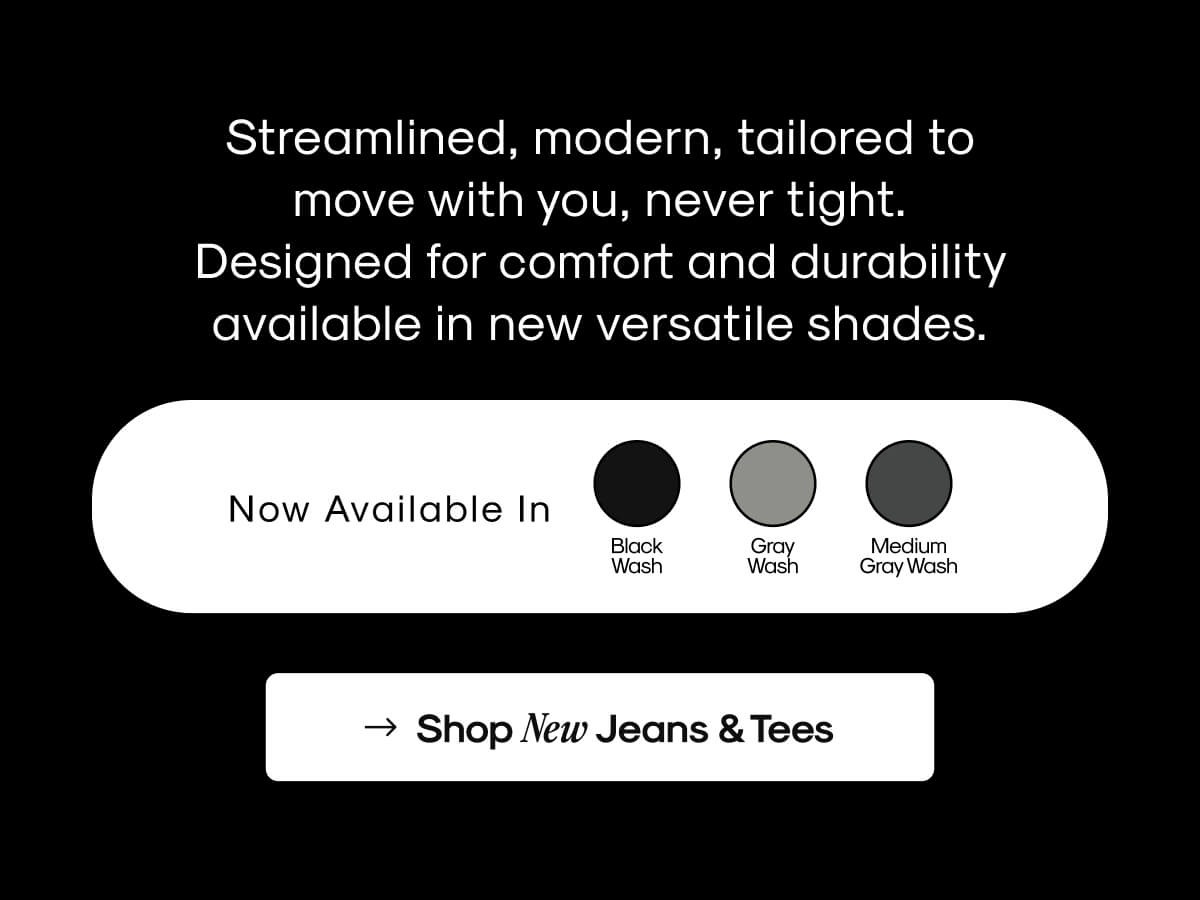 Shop New Jeans & Tees