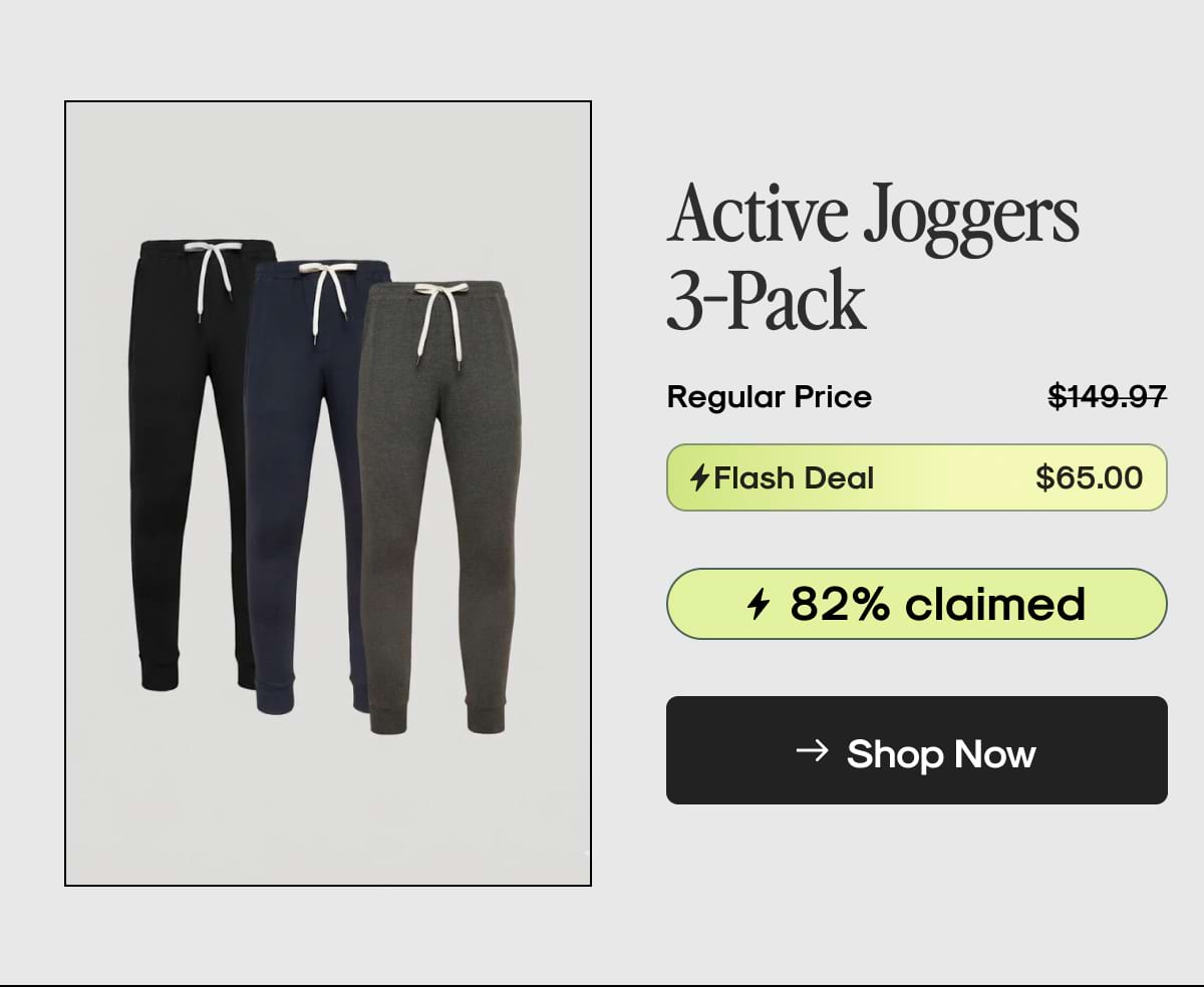 Active Joggers 3-Pack