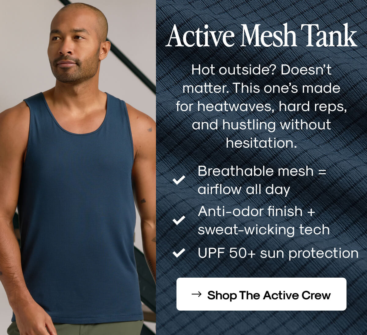 Active Mesh Tank