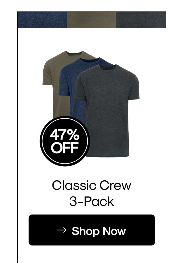 Classic Crew 3-Pack