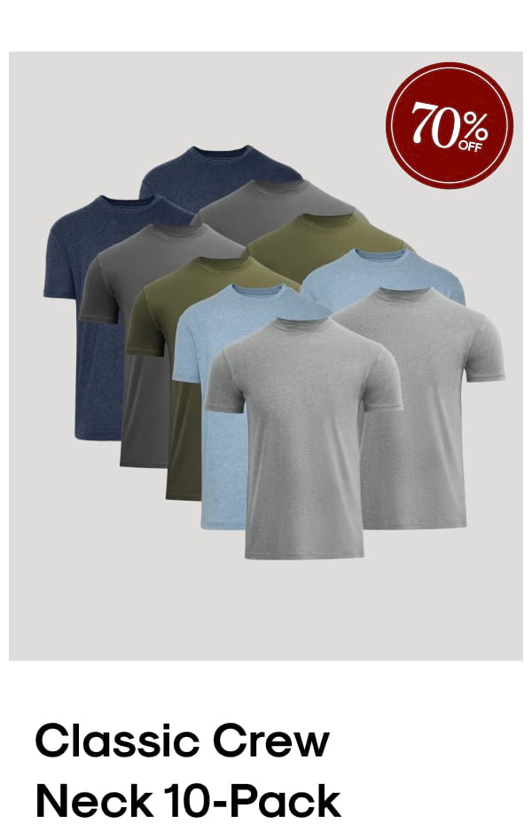 Classic Crew Neck 10‑Pack