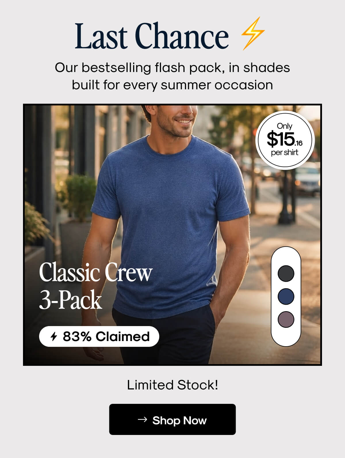 Classic Crews 3-Pack