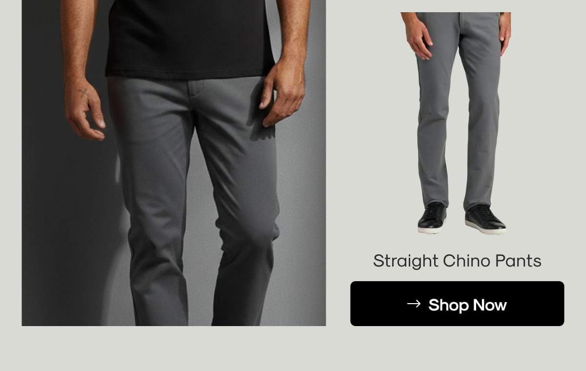 Straight Chino Pants