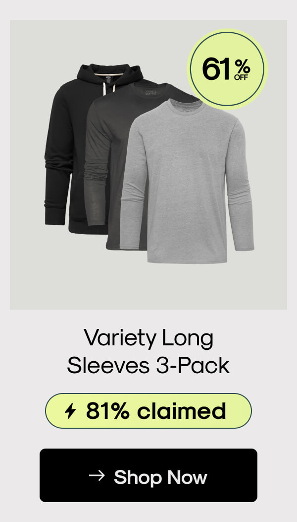 Variety Long Sleeves 3-Pack