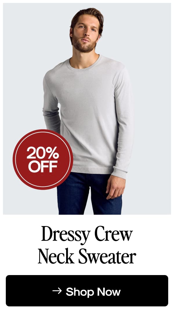 Dressy Crew Neck Sweater