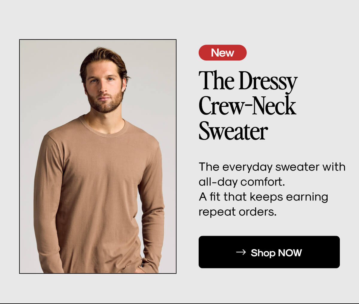 The Dressy Crew Neck Sweater