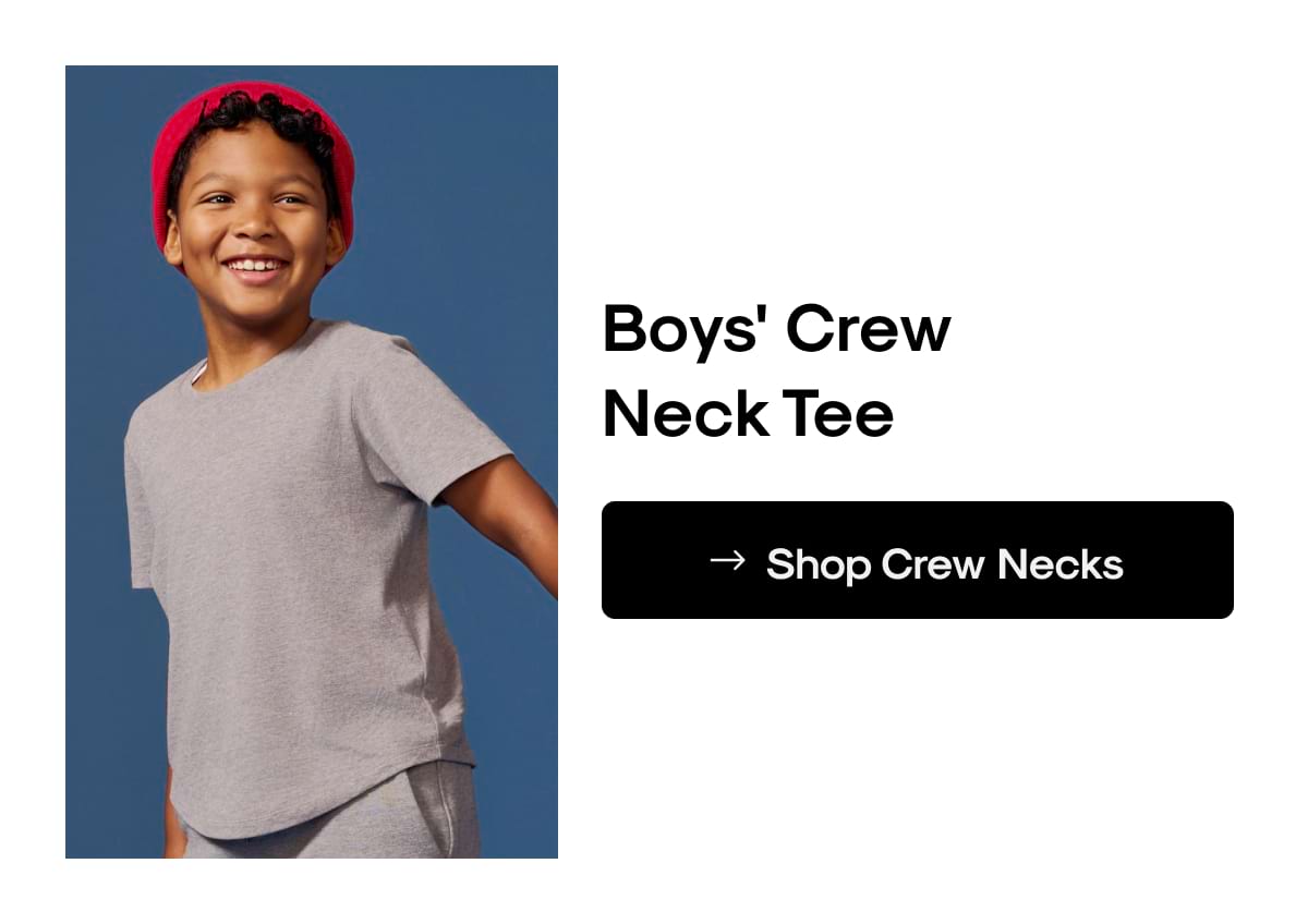 Boys' Crew Neck Tee