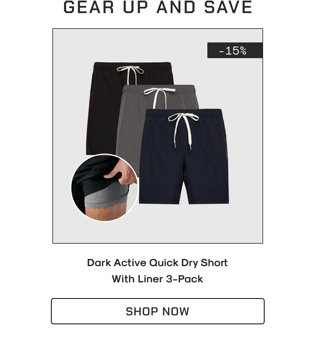 quick dry shorts restock