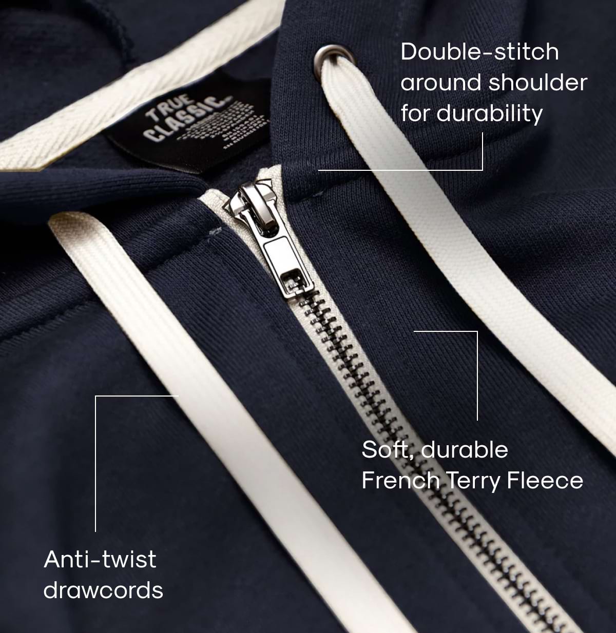 Anti-twist drawcords