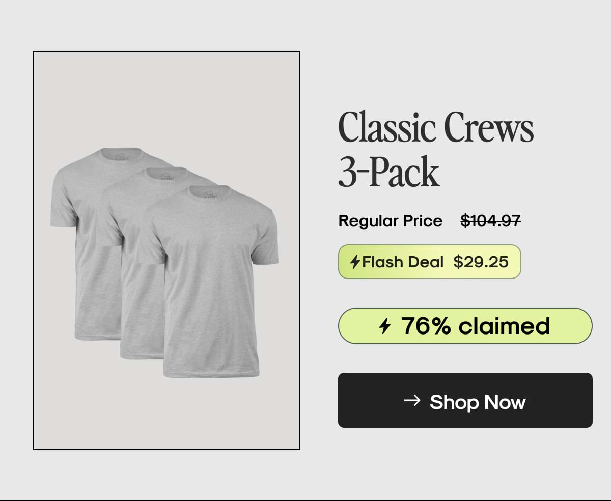 Classic Crews 3-Pack
