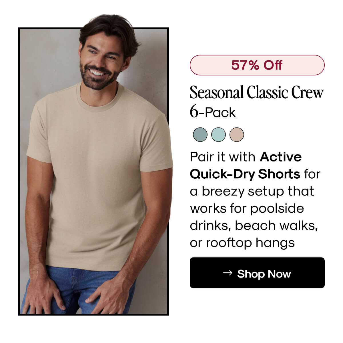 Seasonal Classic Crew 6-Pack