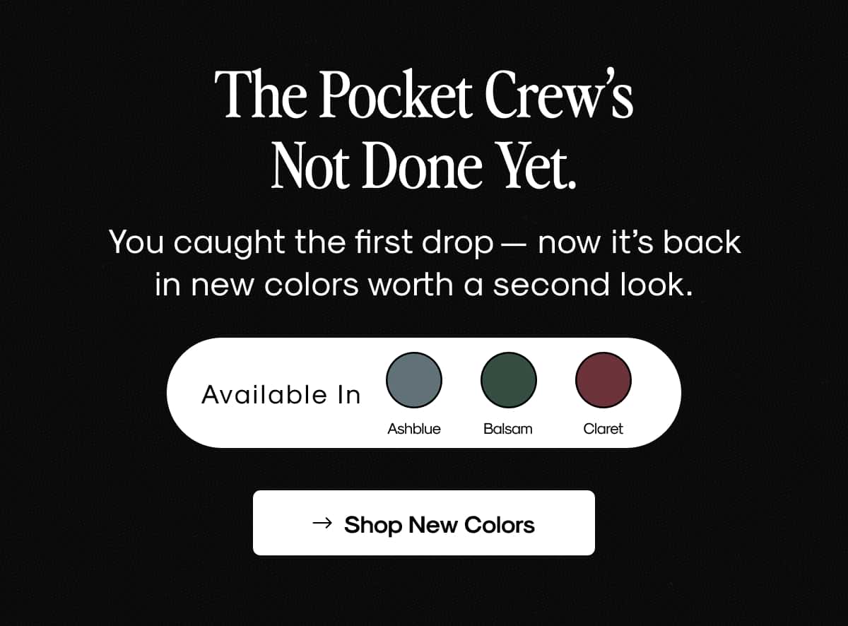 The Pocket Crew's Not Done Yet.