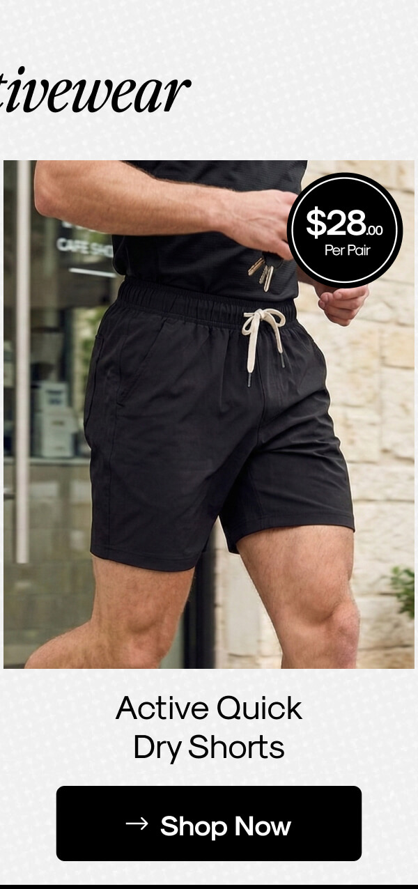 Active Quick Dry Shorts