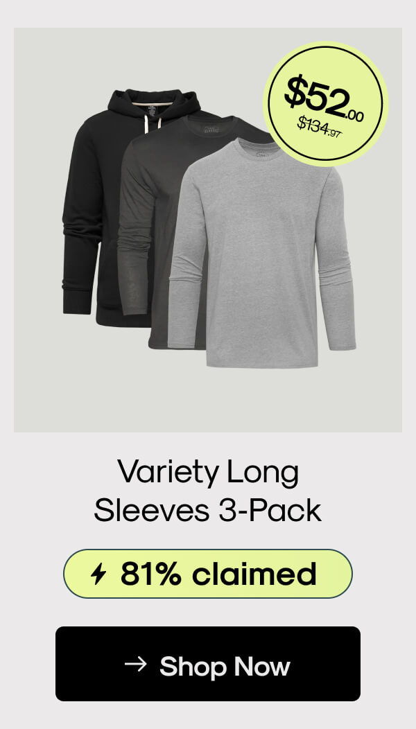 Variety Long Sleeves 3-Pack