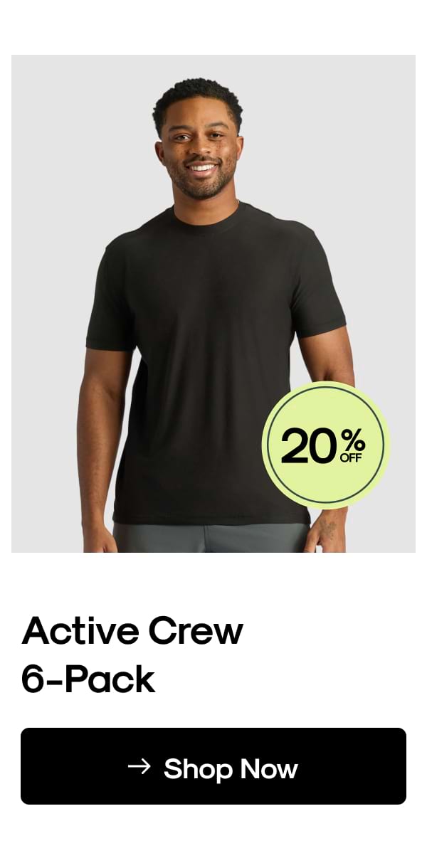 Active Crew 6-Pack