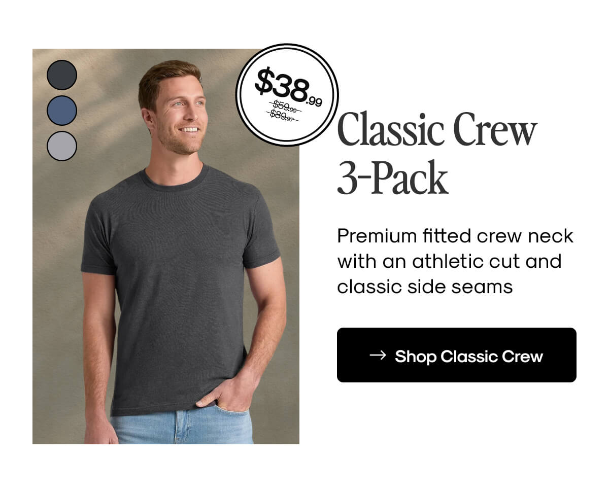 Classic Crew 3-Pack