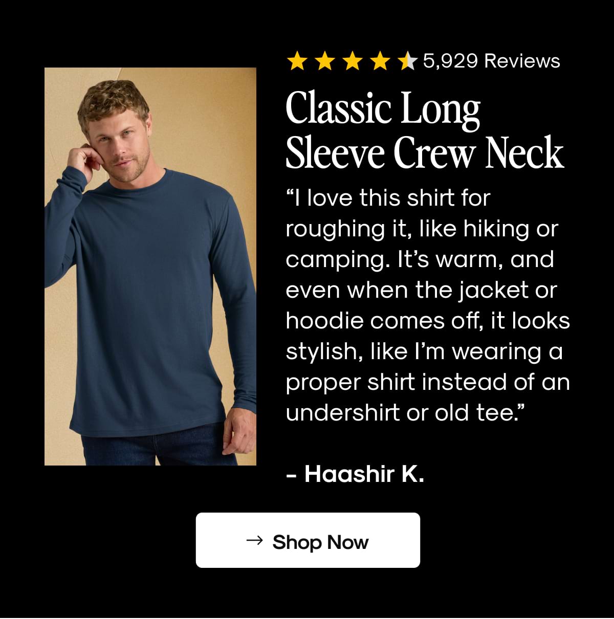 Classic Long Sleeve Crew Neck