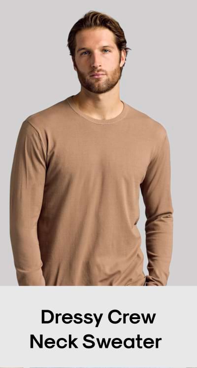Dressy Crew Neck Sweater