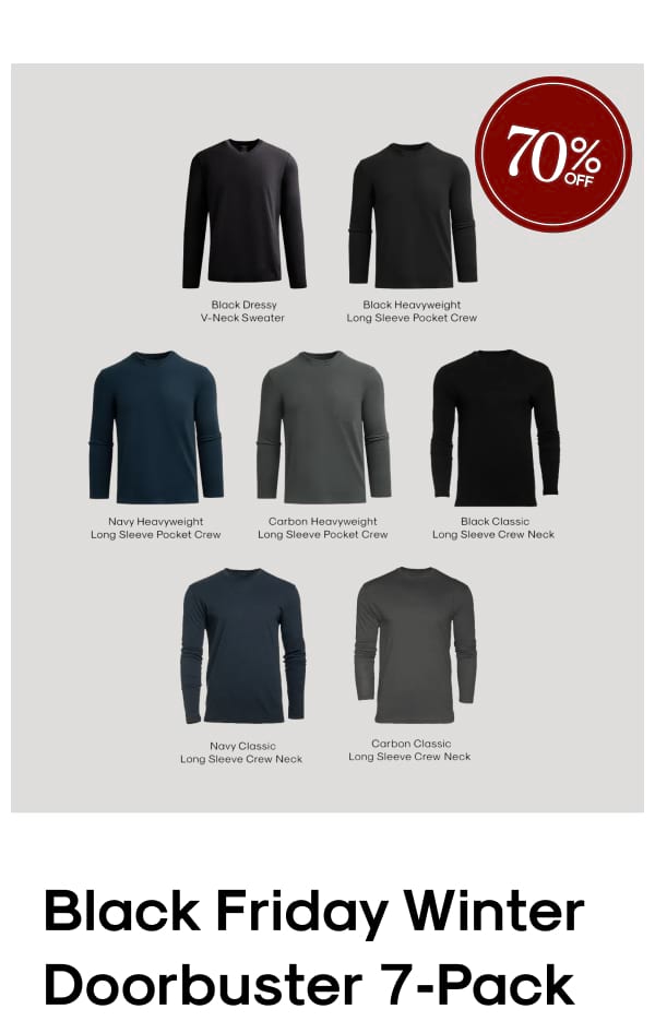 Black Friday Winter Doorbuster 7‑Pack