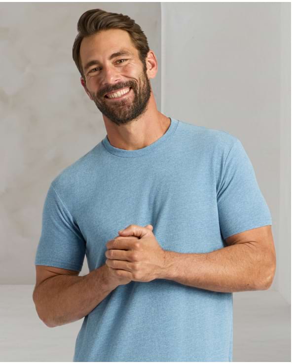 Classic Crew Heather Indigo