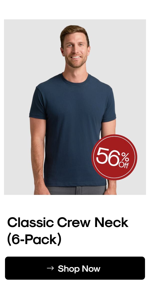 Classic Crew Neck (6-Pack)