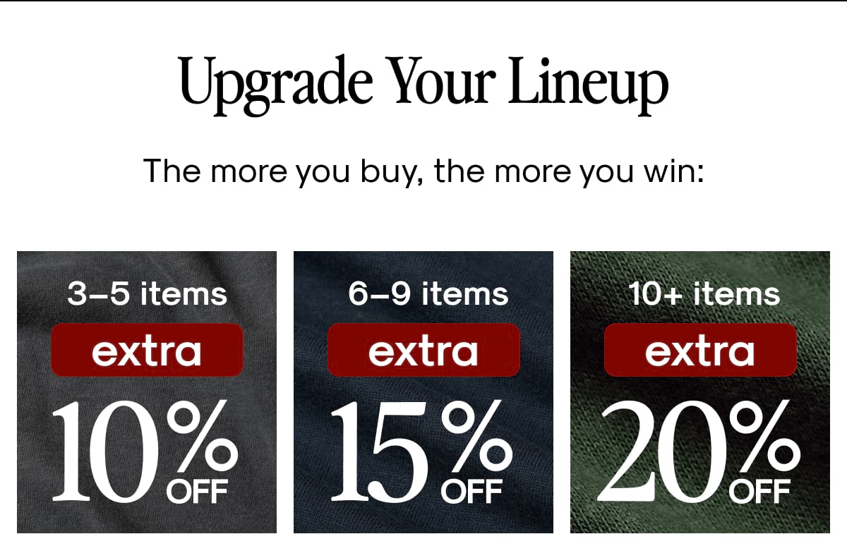 Upgrade Your Lineup