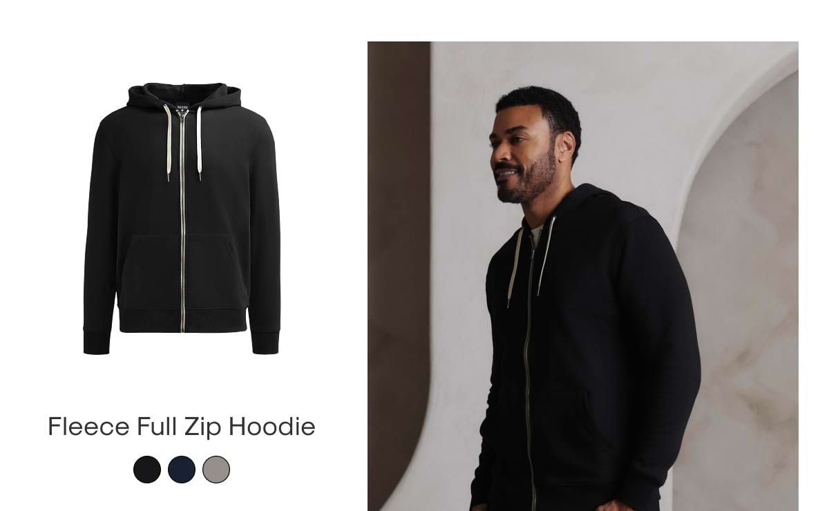 Fleece Full Zip Hoodie