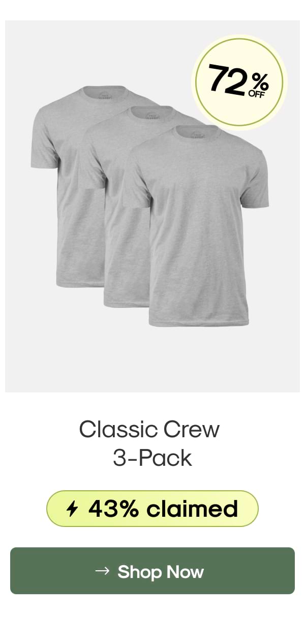Classic Crew 3-Pack