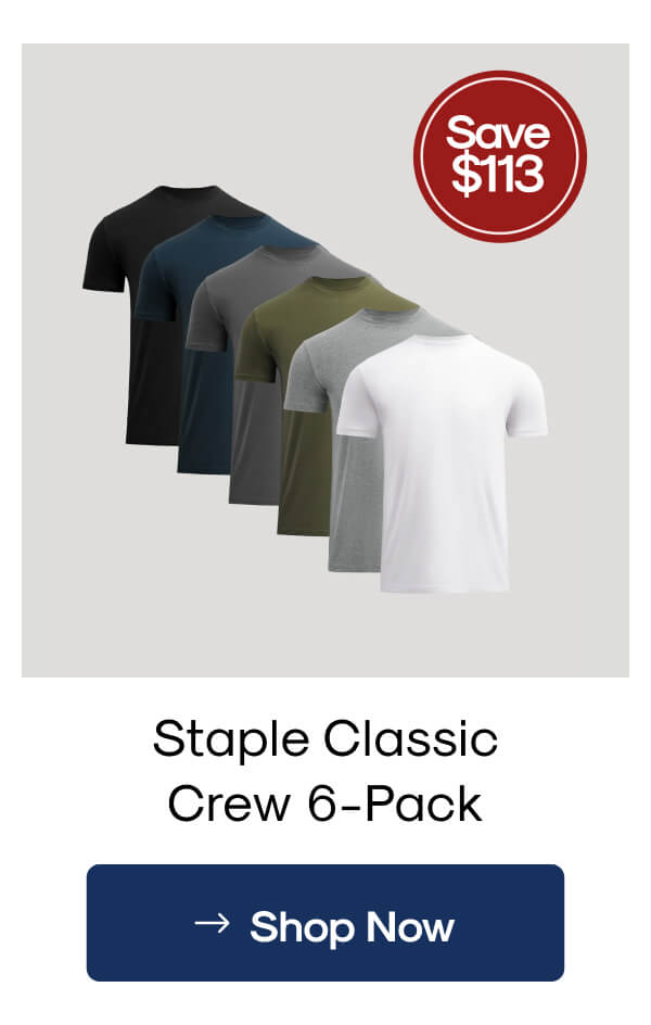 Staple Classic Crew 6-Pack