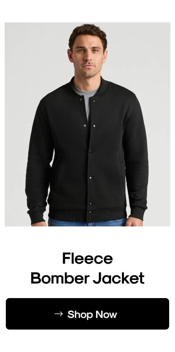 Fleece Bomber Jacket