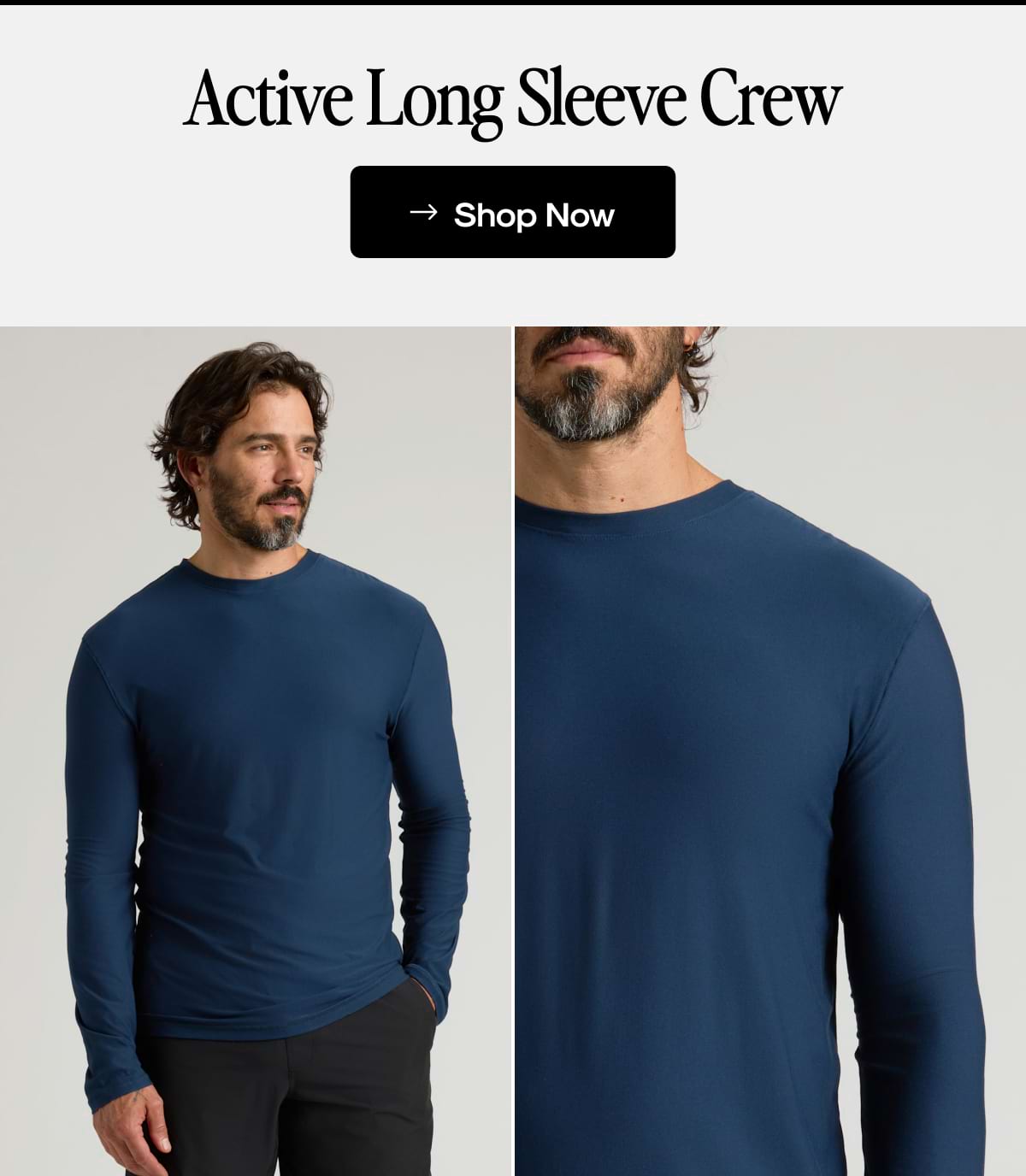 Active Long Sleeve Crew