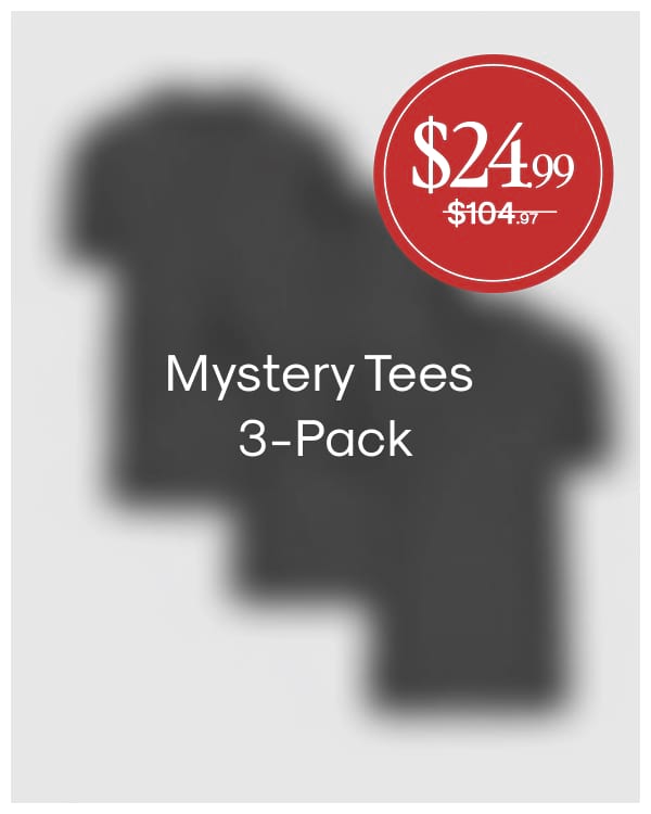 Mystery Tees 3‑Pack