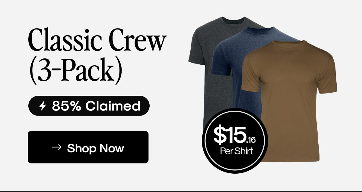 Classic Crew 3-Pack