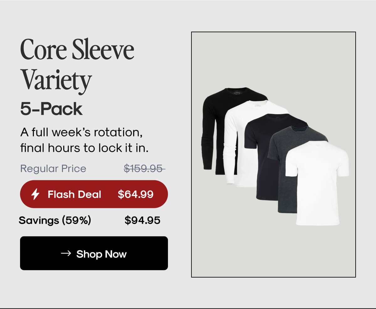 Core Sleeve Variety 5-Pack