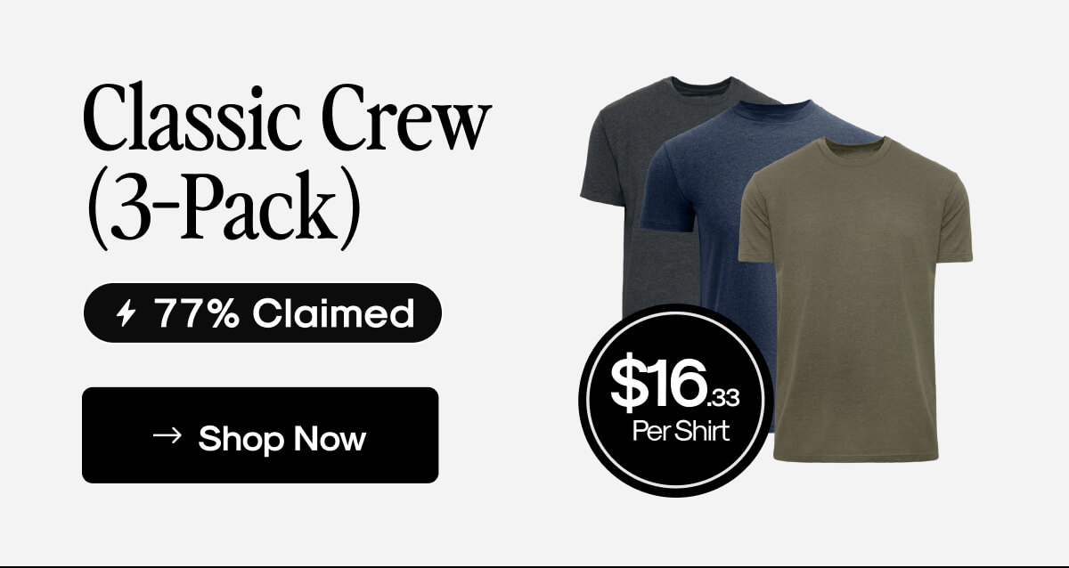 Classic Crew 3-Pack