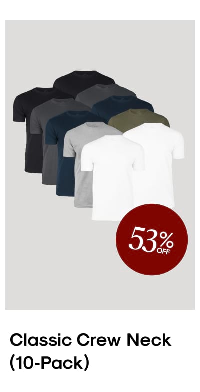 Classic Crew Neck (10‑Pack)