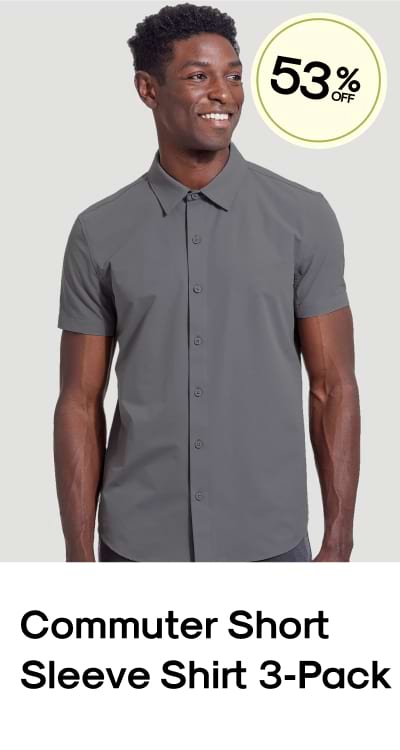 Commuter Short Sleeve Shirt 3‑Pack