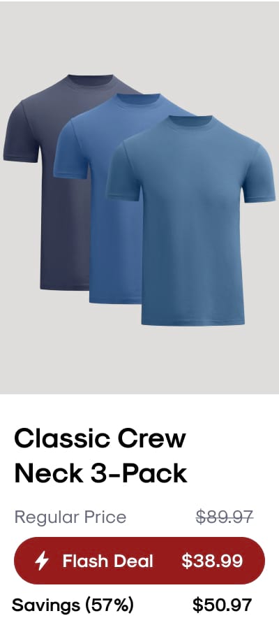 Classic Crew Neck 3-Pack
