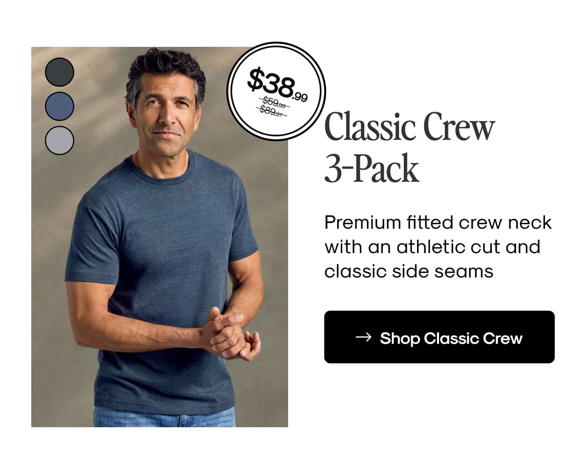 Classic Crew 3-Pack