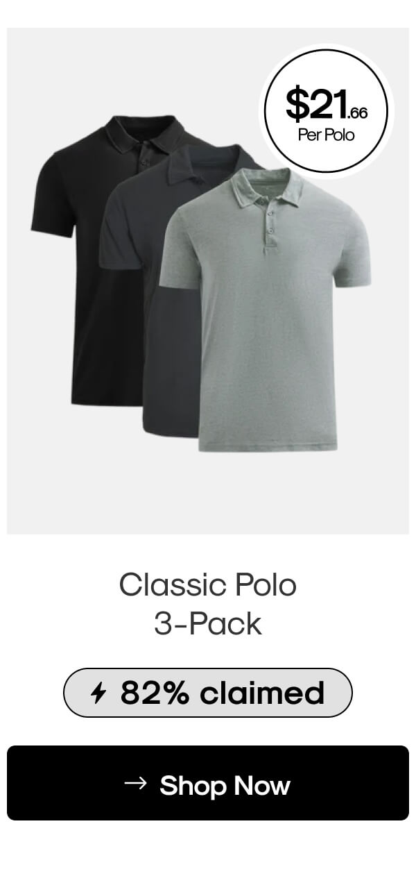Classic Polo 3-Pack