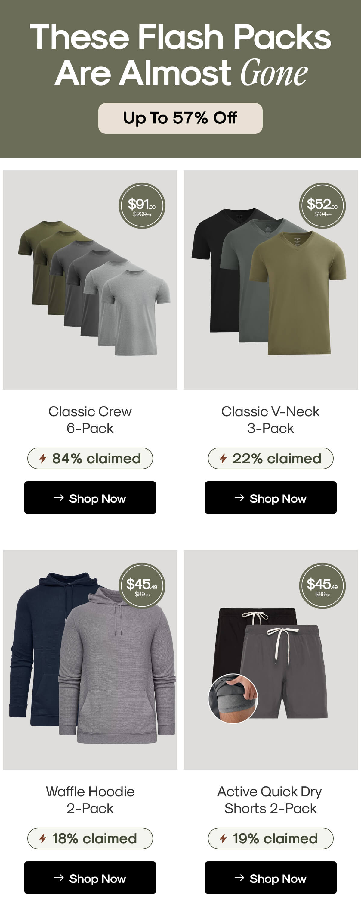 Up To 57% Off