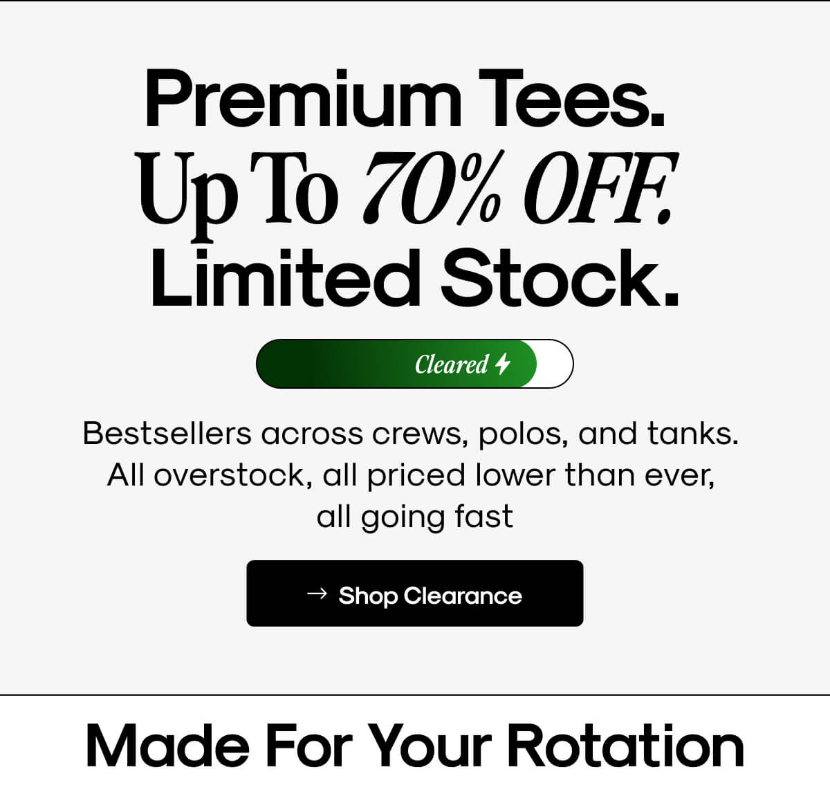 Shop Clearance