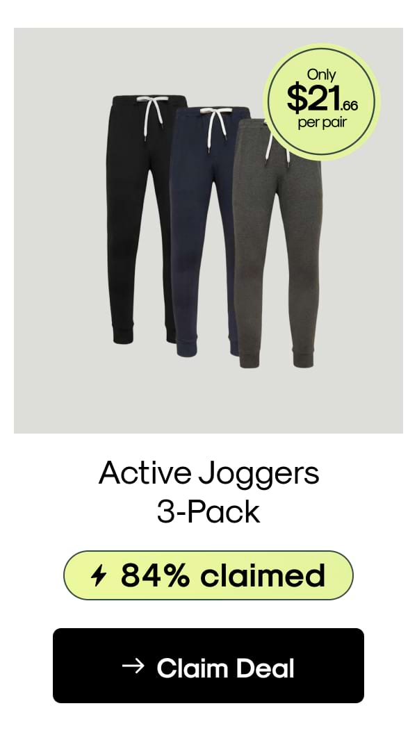 Active Joggers 3-Pack