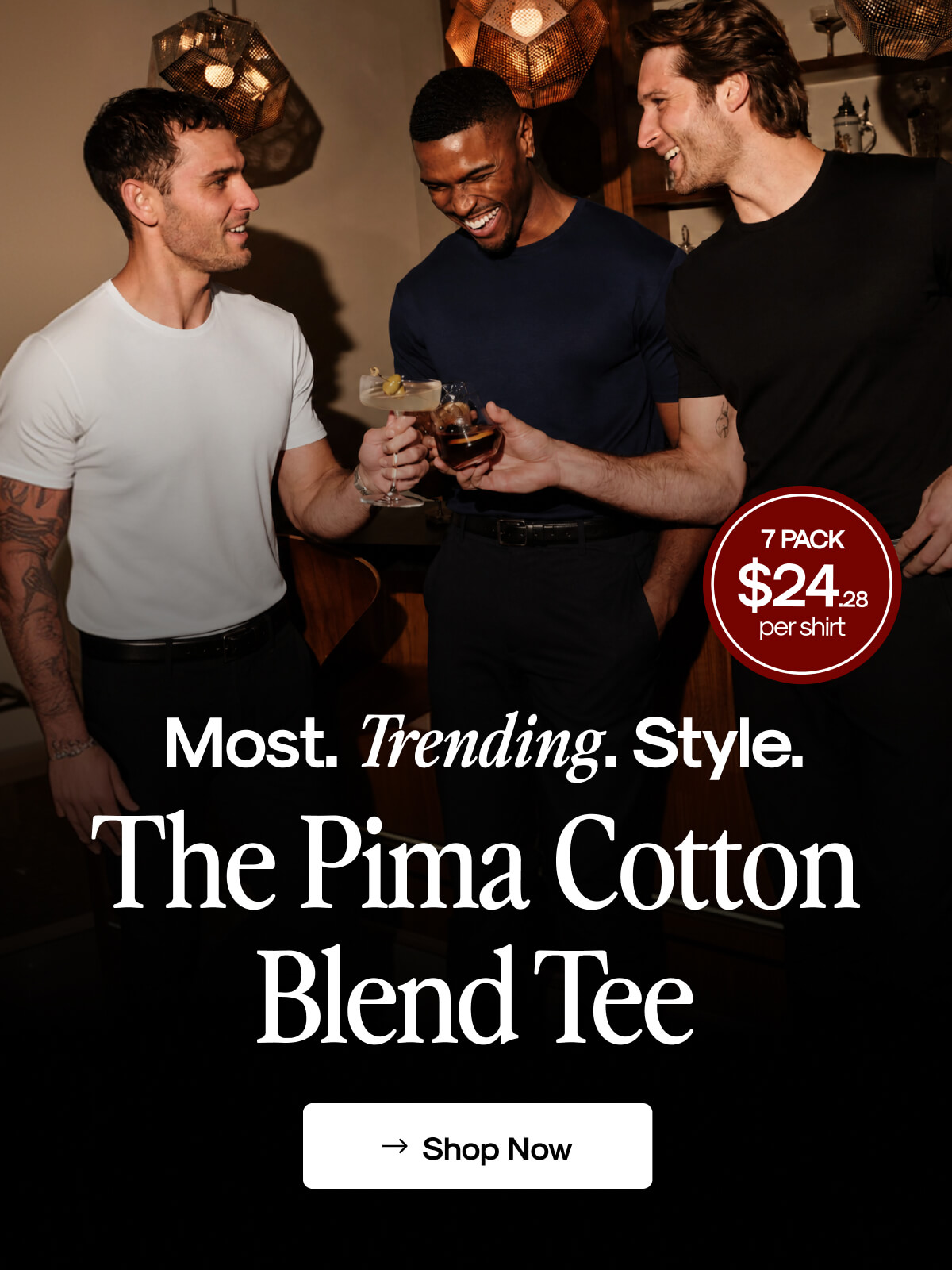 The Pima Cotton Blend Tee