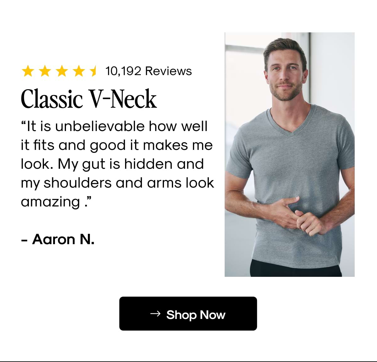 Classic V‑Neck
