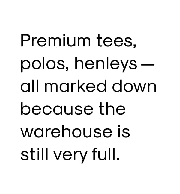 Premium tees