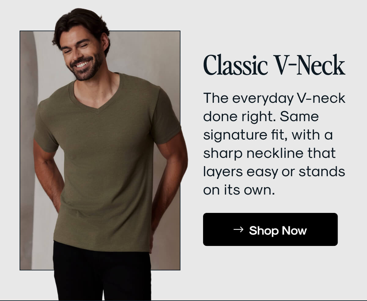Classic V‑Neck