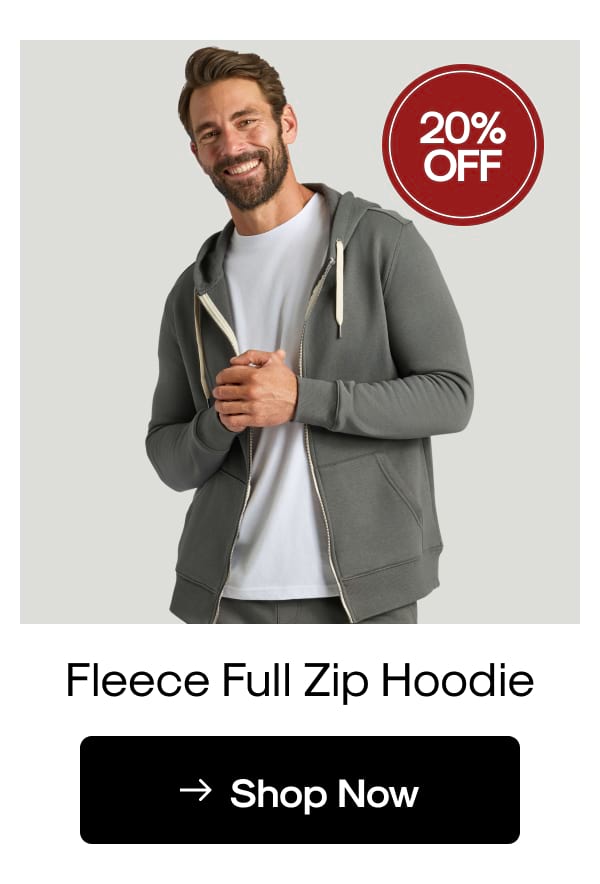 Fleece Full Zip Hoodie