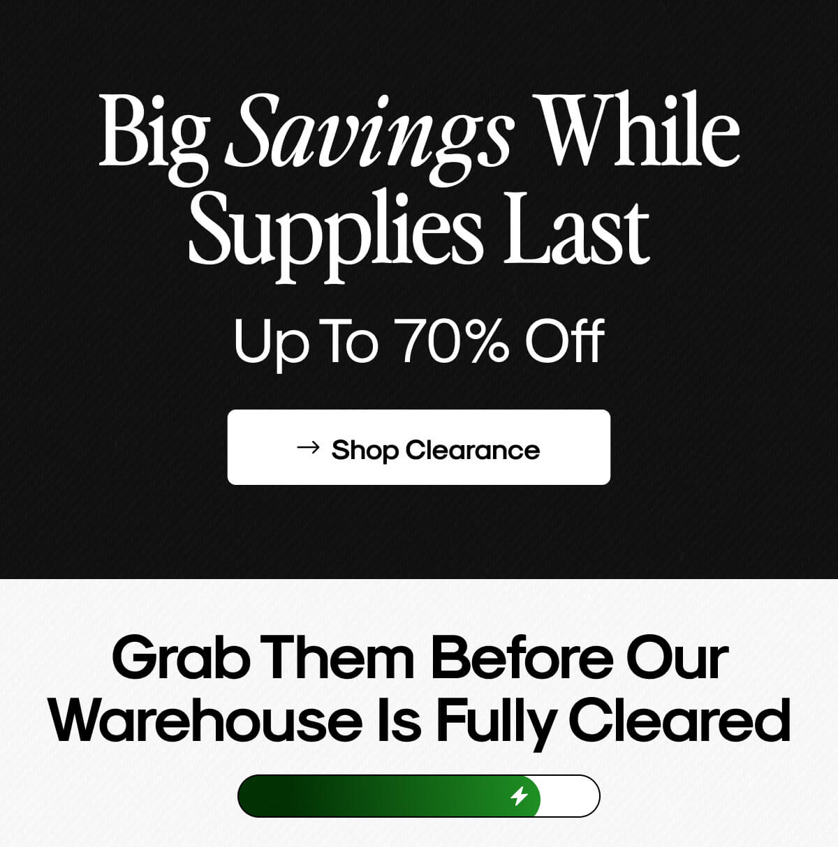 Shop Clearance