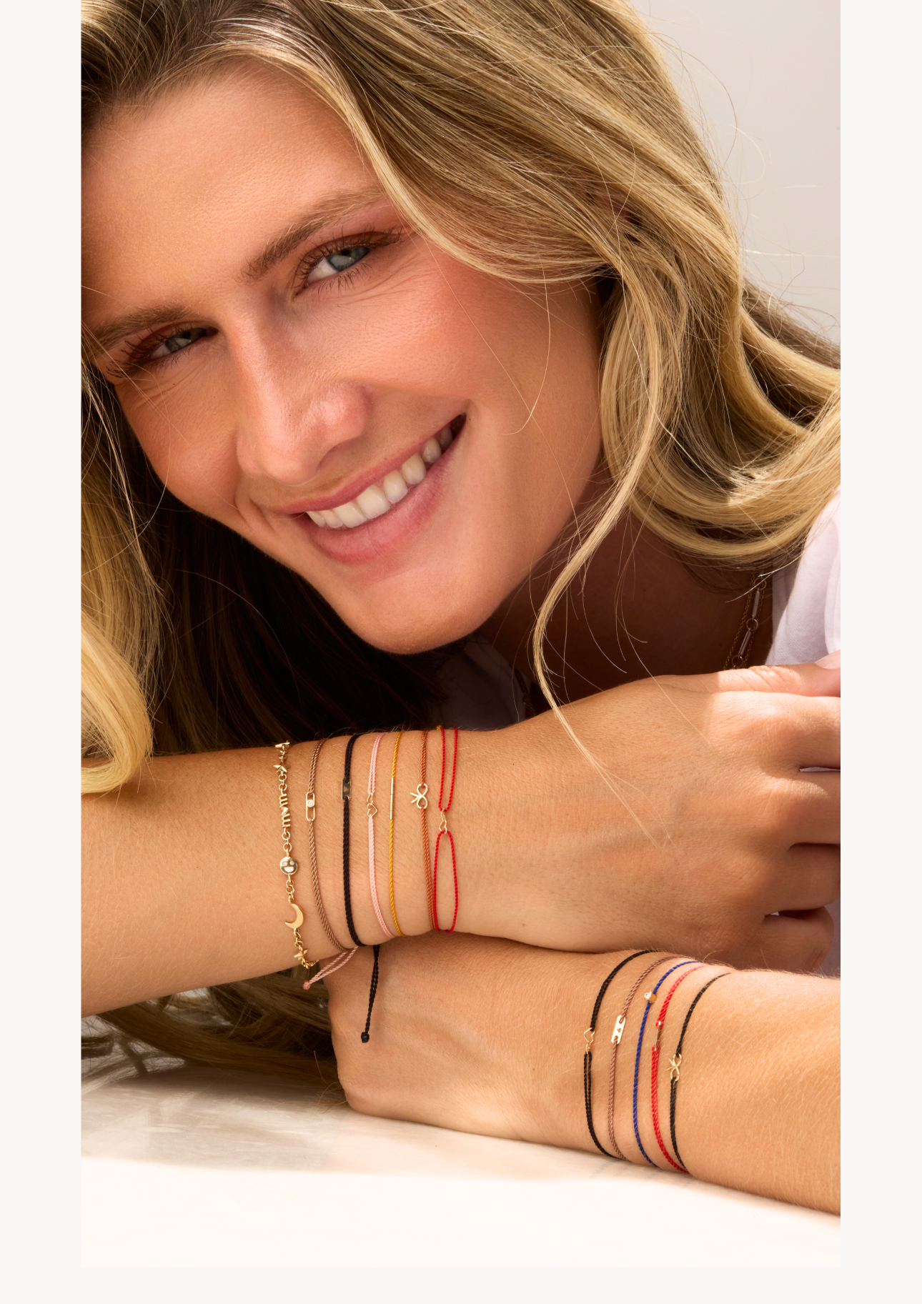 cord bracelet stack